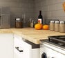 Köögikapi komplekt Akord Oliwia 3 m, hall/valge hind ja info | Köögimööbli komplektid | hansapost.ee
