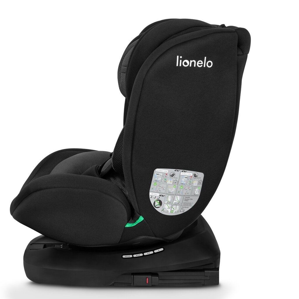 Turvatool Lionelo Bastiaan I-size, 0-36 kg, Black Grey hind ja info | Turvatoolid ja turvahällid | hansapost.ee