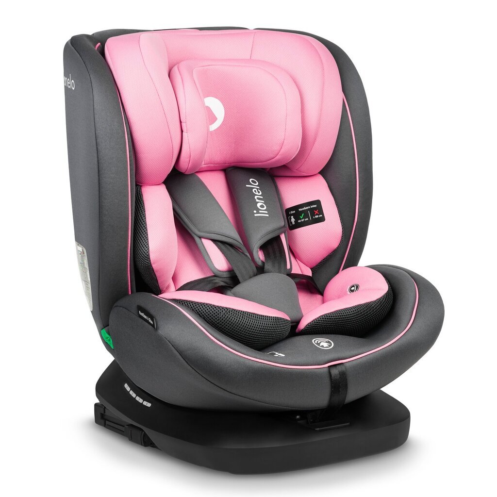 Turvatool Lionelo Bastiaan I-size, 0-36 kg, Pink Baby hind ja info | Turvatoolid ja turvahällid | hansapost.ee