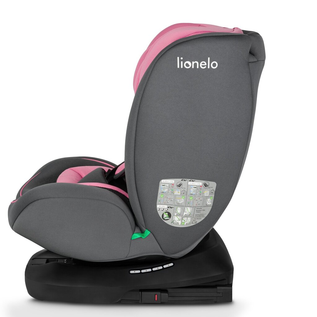 Turvatool Lionelo Bastiaan I-size, 0-36 kg, Pink Baby hind ja info | Turvatoolid ja turvahällid | hansapost.ee