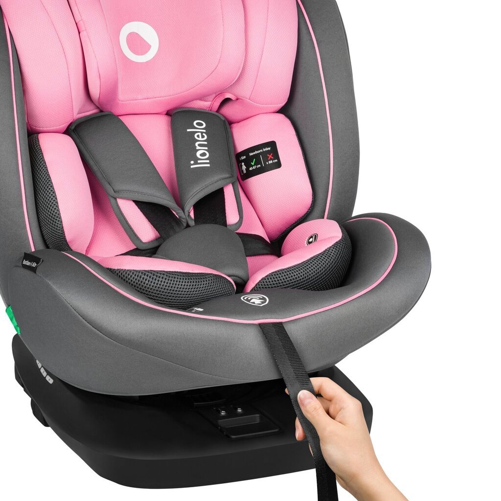 Turvatool Lionelo Bastiaan I-size, 0-36 kg, Pink Baby hind ja info | Turvatoolid ja turvahällid | hansapost.ee