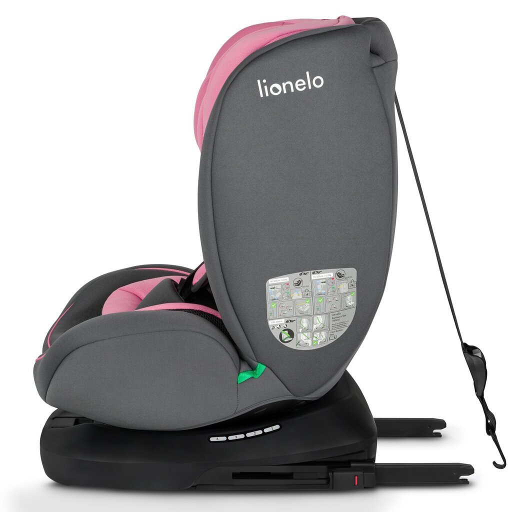 Turvatool Lionelo Bastiaan I-size, 0-36 kg, Pink Baby hind ja info | Turvatoolid ja turvahällid | hansapost.ee