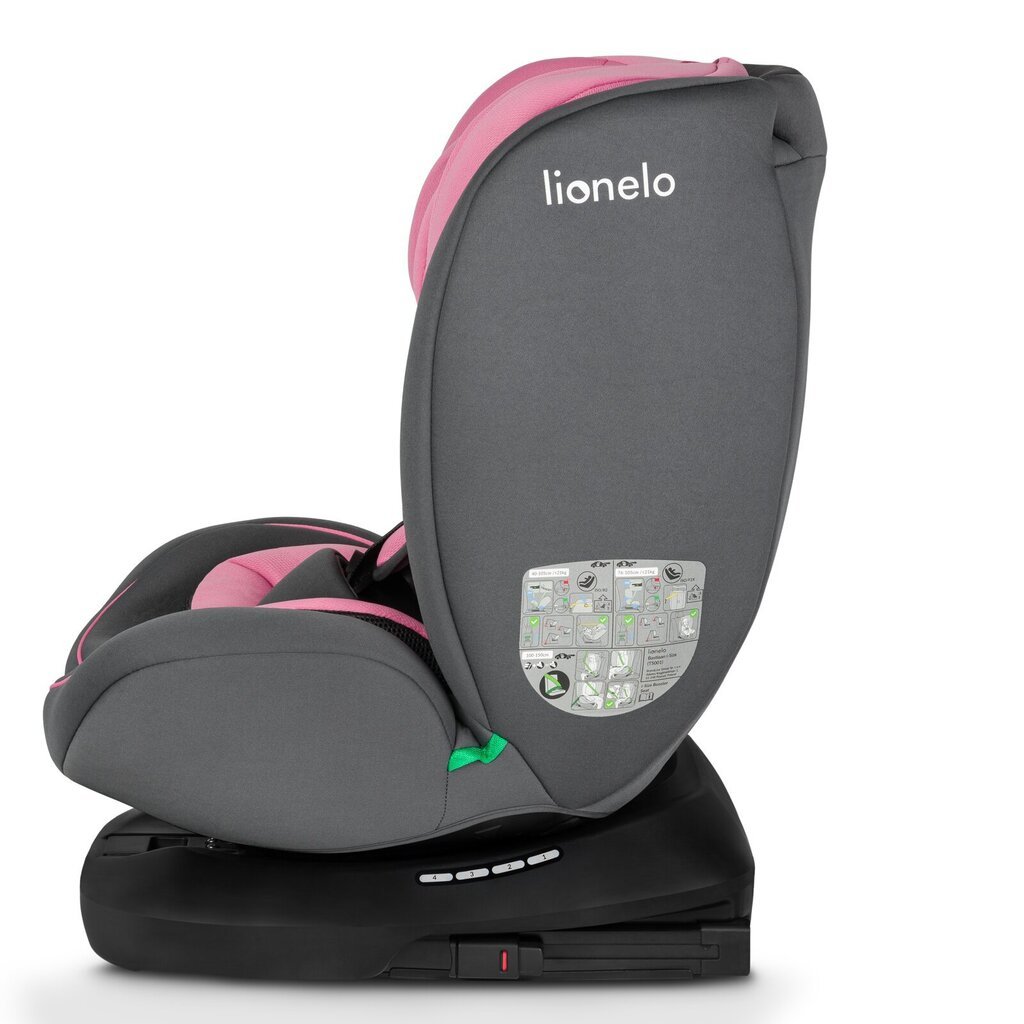 Turvatool Lionelo Bastiaan I-size, 0-36 kg, Pink Baby hind ja info | Turvatoolid ja turvahällid | hansapost.ee