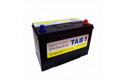 Aku TAB 105 (- +) AH EFB hind ja info | Autoakud | hansapost.ee