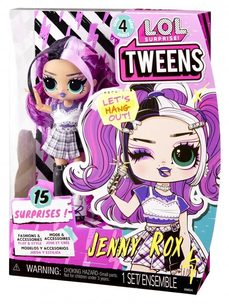 Nukk "LOL Surprise Tweens Jenny Rox Series" hind ja info | Mänguasjad tüdrukutele | hansapost.ee