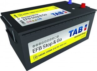 Аккумулятор Tab EFB Stop & Go 240 Ah 1250A 12V цена и информация | TAB Автотовары | hansapost.ee