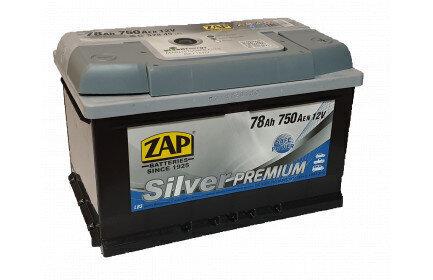 Aku ZAP Silver Premium 78Ah 750A цена и информация | Autoakud | hansapost.ee