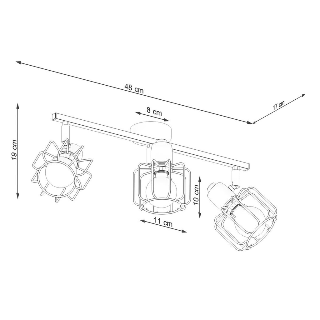 Sollux Lighting laevalgustid Beluci hind ja info | Laelambid | hansapost.ee