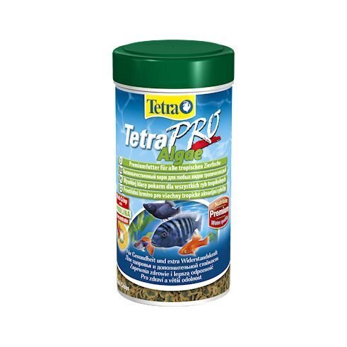 Toit kaladele Tetra Pro Algae, 500 ml hind ja info | Kalade toit | hansapost.ee