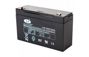 LP 10Ач 6В VRLA аккумулятор цена и информация | Аккумуляторы | hansapost.ee