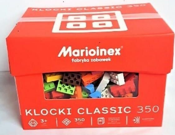 Klotsid Marioinex Classic, 350 tk цена и информация | Klotsid ja konstruktorid | hansapost.ee