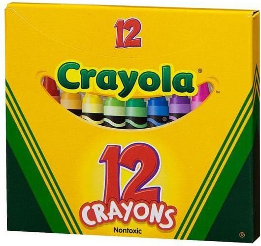 Kriidid Crayola, 12 värvi hind ja info | Kunstitarbed, voolimise tarvikud | hansapost.ee