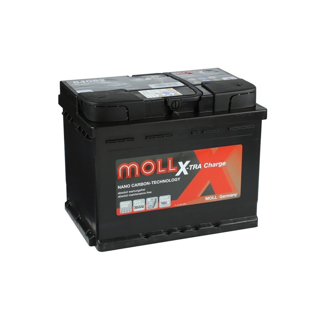 MOLL X-Tra Charge 62AH 600A 12V aku цена и информация | Autoakud | hansapost.ee