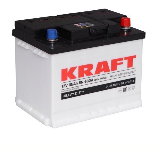 Aku Kraft 65Ah 680A EN 12V hind ja info | Autoakud | hansapost.ee