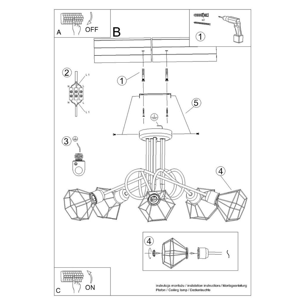 Sollux Lighting lühtrid Artemis hind ja info | Laelambid | hansapost.ee