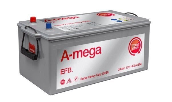 Aku A-Mega EFB SHD 240Ah 1400 A 12 V цена и информация | Autoakud | hansapost.ee