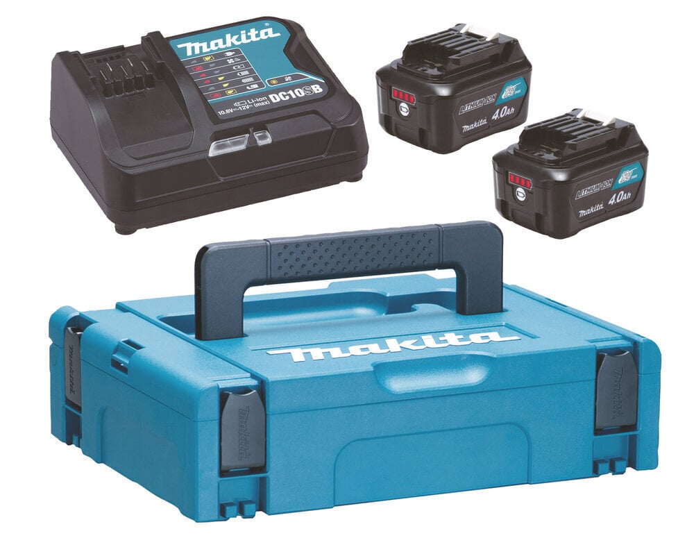 Powerpack 12V MAX, 2XBL1041B, DC10SA, MAKPAC hind ja info | Akutrellid, puurid ja kruvikeerajad | hansapost.ee