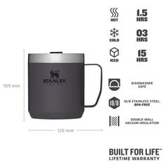 Кружка The Legendary Camp Mug Classic, 0.35 л, темно-серая цена и информация | Термосы, термокружки | hansapost.ee