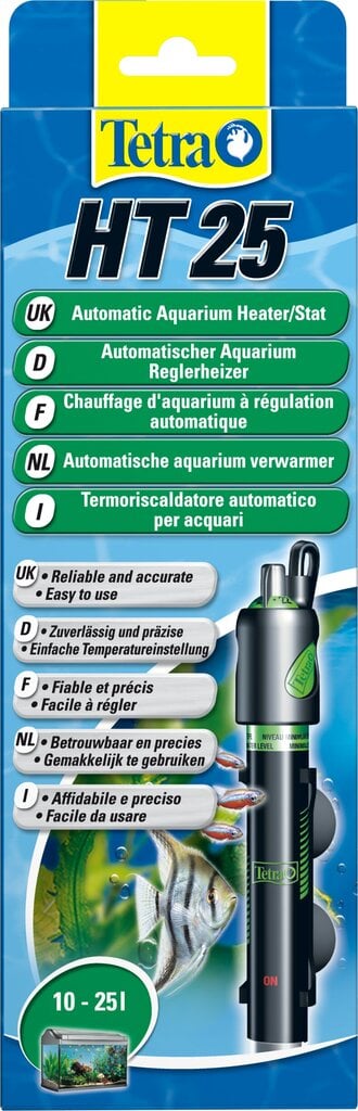 Akvaariumi veesoojendi Tetra HT, 25 W hind ja info | Akvaariumid ja lisatarvikud | hansapost.ee