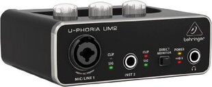 Звуковая карта Behringer U-Phoria UM2 цена и информация | Behringer Бытовая техника и электроника | hansapost.ee
