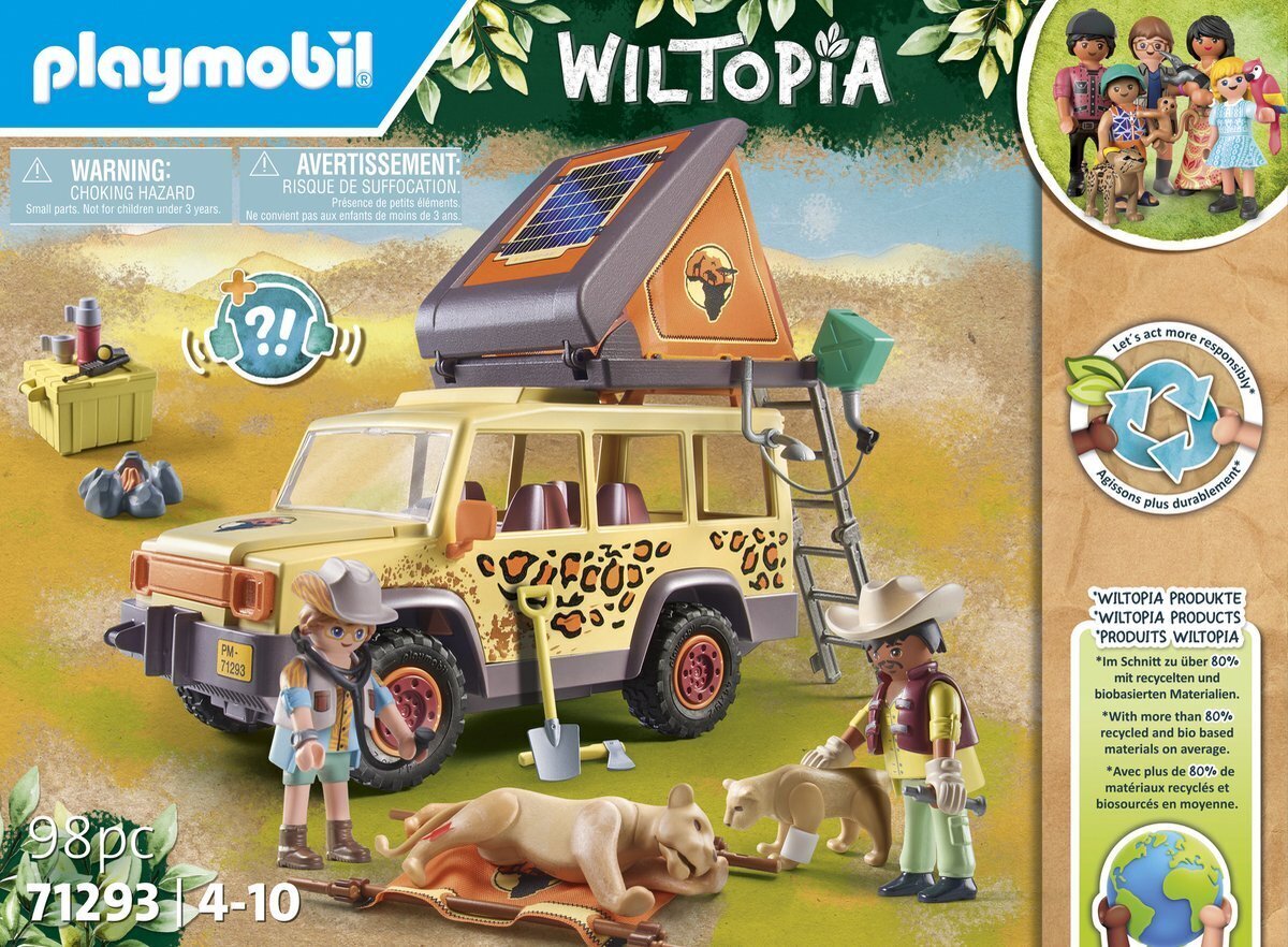 71293 Playmobil® Wiltopia, Maastur koos lõvidega цена и информация | Klotsid ja konstruktorid | hansapost.ee