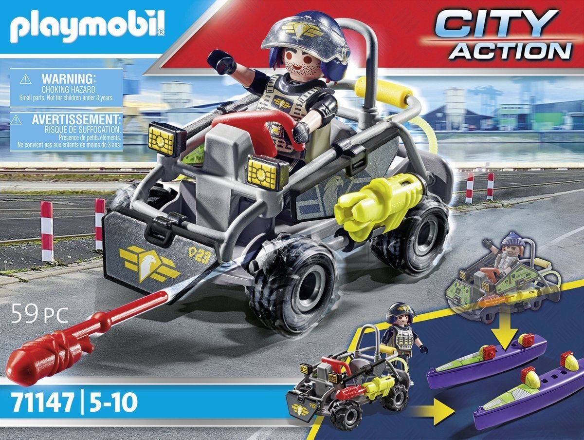 71147 Playmobil® City Action, eriüksuse atv цена и информация | Klotsid ja konstruktorid | hansapost.ee