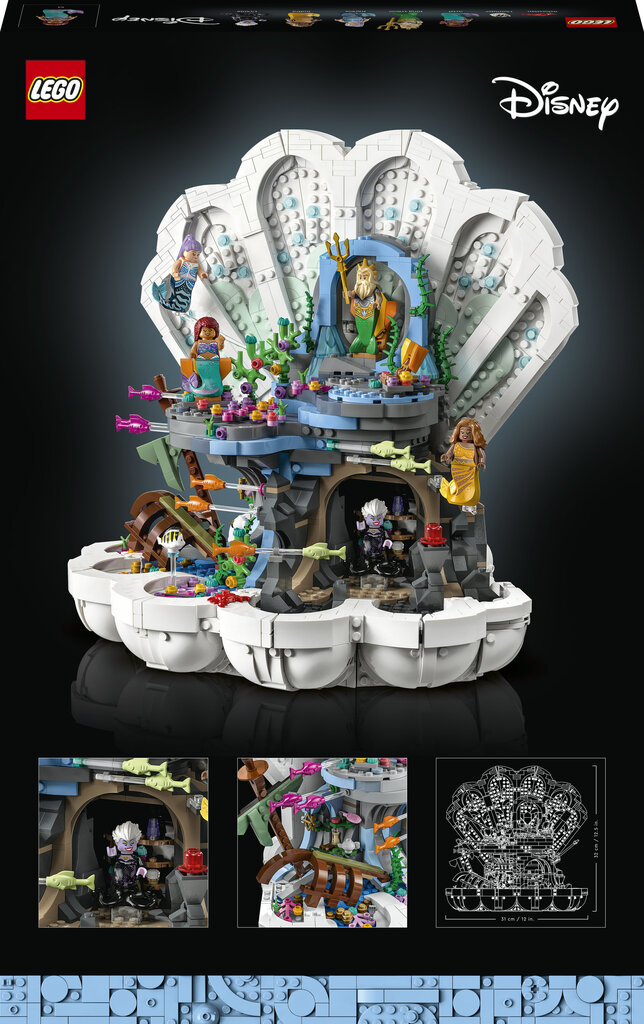 43225 Lego® Disney Princess kuninglik merineitsi kest hind ja info | Klotsid ja konstruktorid | hansapost.ee
