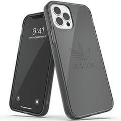 Adidas OR Protective iPhone 12|12 Pro Clear Case czarny przezroczysty|smokey black 42385 цена и информация | Чехлы для телефонов | hansapost.ee