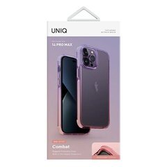 UNIQ etui Combat Duo iPhone 14 Pro Max 6,7" liliowo-różowy|lilac lavender-pink цена и информация | Чехлы для телефонов | hansapost.ee