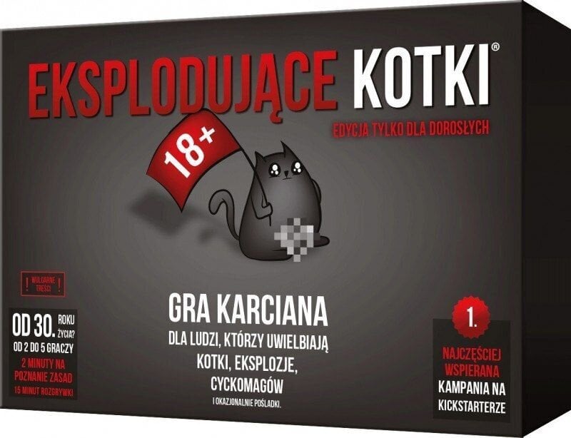 Lauamäng Rebel Exploding Kittens Adults Only, PL цена и информация | Lauamängud ja mõistatused perele | hansapost.ee