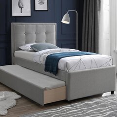 Voodi Home4You Oswaldo, 90x200 cm, hall price and information | Beds | hansapost.ee