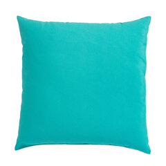 Подушка Fiume Color 45x45см, бирюзовая цена и информация | Декоративные подушки и наволочки | hansapost.ee