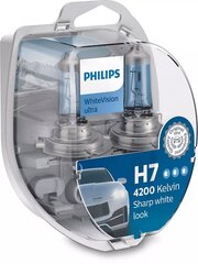 Autopirnid Philips H7 12V 55W 4200K, 2 tk. цена и информация | Автомобильная ксеноновая лампа D2R 6000К (Китай) | hansapost.ee