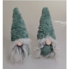 Jõulutaat GREENY, heleroheline müts, H19cm hind ja info | Jõulukaunistused | hansapost.ee