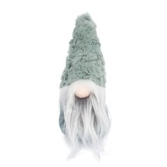 Jõulutaat GREENY, heleroheline müts, H19cm hind ja info | Jõulukaunistused | hansapost.ee