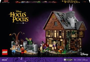 21341 LEGO® Ideas „Disney“ Fokus Pokus“: Дом сестер Сандерсон цена и информация | Конструкторы и кубики | hansapost.ee