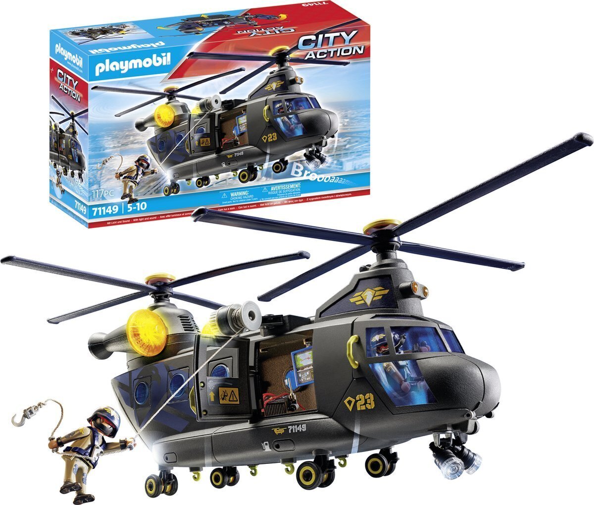 71149 Playmobil® City Action, Päästehelikopter цена и информация | Klotsid ja konstruktorid | hansapost.ee
