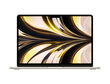 Apple MacBook Air 13.6" M2 CPU, 8/256 GB Starlight SWE MLY13KS/A цена и информация | Sülearvutid | hansapost.ee