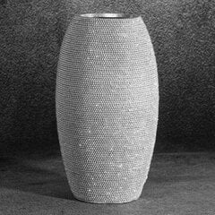 Декоративная ваза эльдо 15х12х27 см серебро цена и информация | Vaasid | hansapost.ee