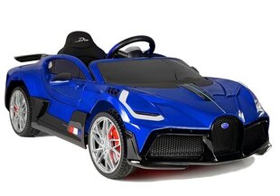 Elektriline sportauto Bugatti Divo, värvitud sinine hind ja info | Laste elektriautod | hansapost.ee