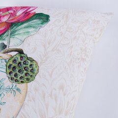 Подушка CASILDA 50х50 см, цветок лотоса с вазой цена и информация | Декоративные подушки и наволочки | hansapost.ee