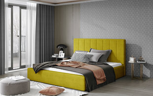 Voodi Audrey, 140x200 cm, kollane price and information | Beds | hansapost.ee