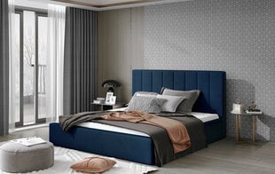 Кровать  Audrey, 140х200 см, синий цвет цена и информация | Кровати | hansapost.ee