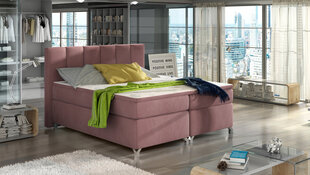 Кровать  Basilio, 140х200 см, розовый цвет цена и информация | Кровати | hansapost.ee