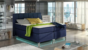 Кровать  Basilio LED, 180х200 см, голубая цена и информация | Кровати | hansapost.ee
