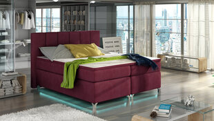 Кровать  Basilio LED, 140х200 см, красный цена и информация | Кровати | hansapost.ee