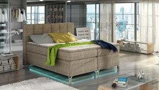 Кровать Eltap Basilio LED, 140х200 см, бежевый цена и информация | Кровати | hansapost.ee