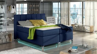 Кровать  Basilio LED, 160х200 см, голубая цена и информация | Кровати | hansapost.ee