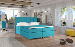 Кровать  Basilio, 140х200 см, синий цвет цена и информация | Кровати | hansapost.ee
