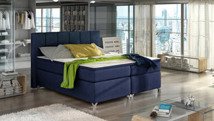 Кровать  Basilio, 140х200 см, синий цвет цена и информация | Кровати | hansapost.ee